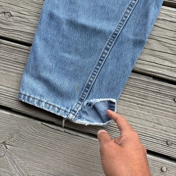 Vintage Levis Silvertab Jeans Mens Size 30x30 Blue Loose Denim Skater 90s Y2K - Picture 5 of 9